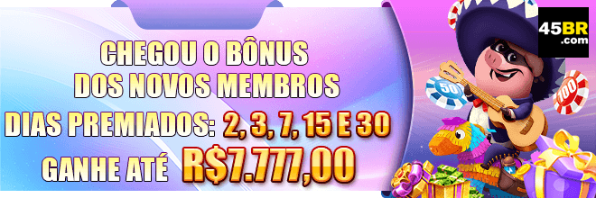 45br — seção que apresenta jogos em evidência, com hierarquia visual clara, pensado para aproximar o jogador de